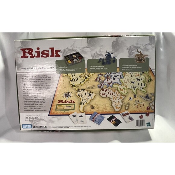 Risk Board Game The Game Of Global Domination 2003 Parker Brothers New Open Box - Picture 5 of 14